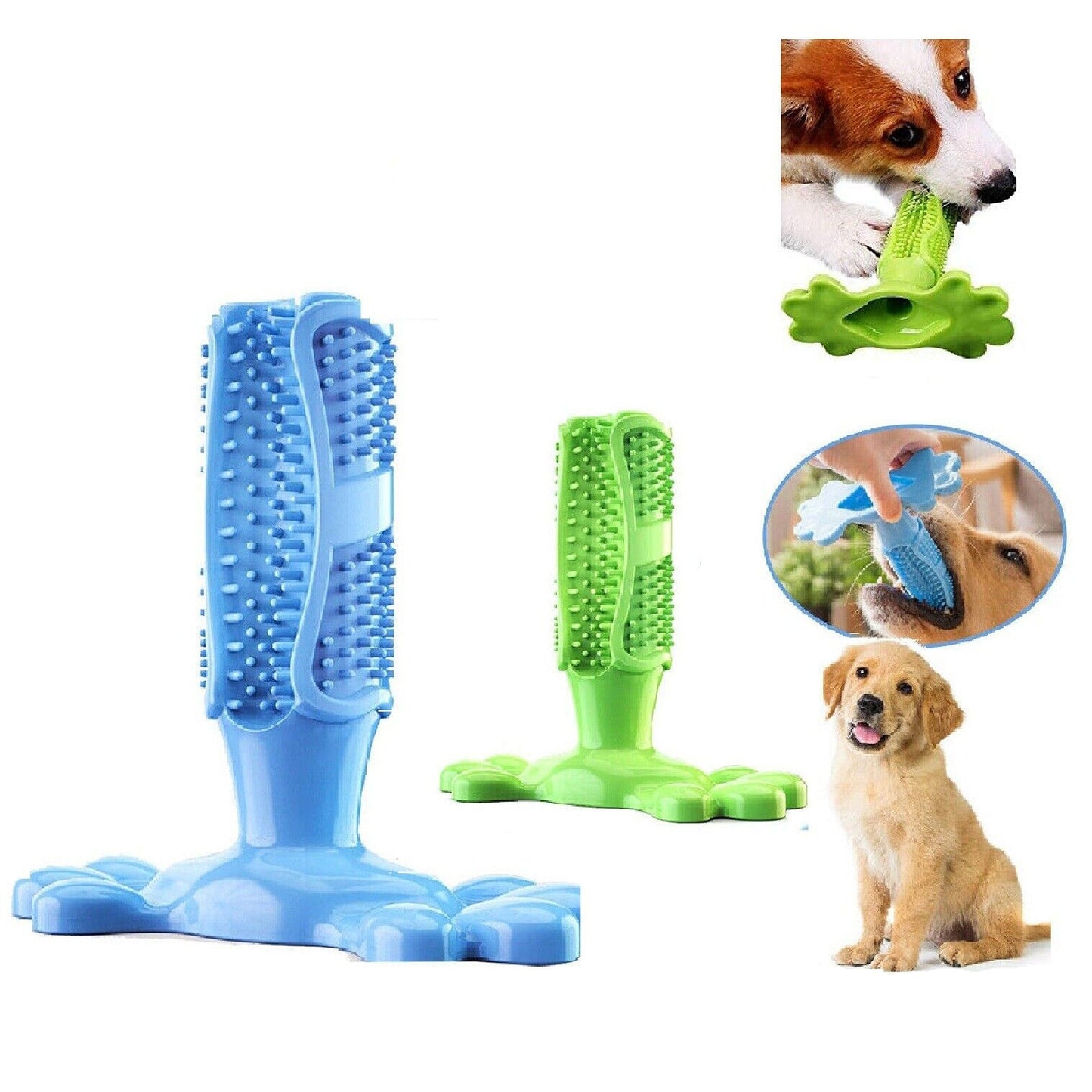 Chewable Dog Toothbrush Molars Brush for Pet Dental Health