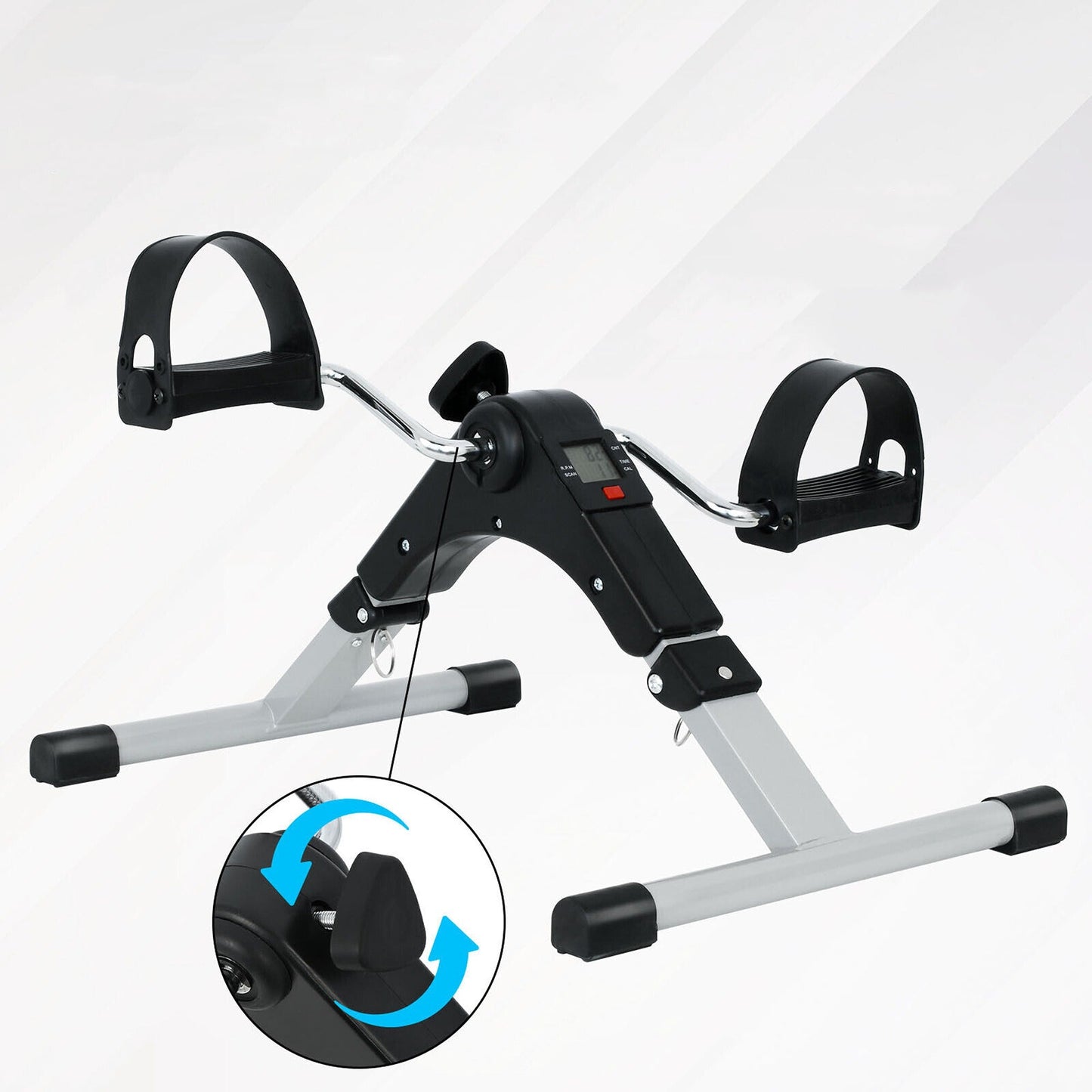 Fitness Pedal Exerciser Mini Cycle for Home Gym with LCD Display
