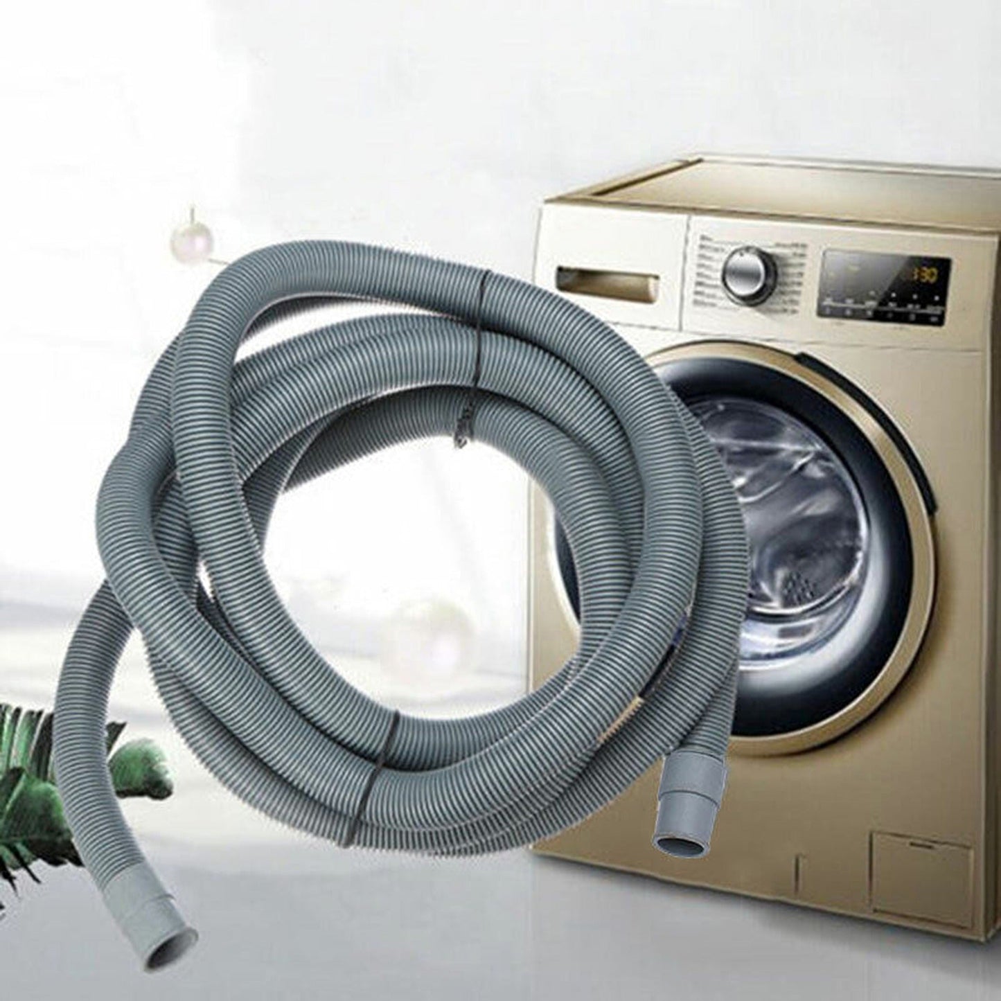 Dishwasher Safe Universal Drain Hose Extended 4M Outlet