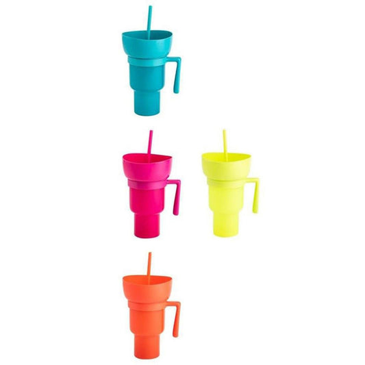 Multifunctional Stadium Tumbler Popcorn Snack Cup 1000ml