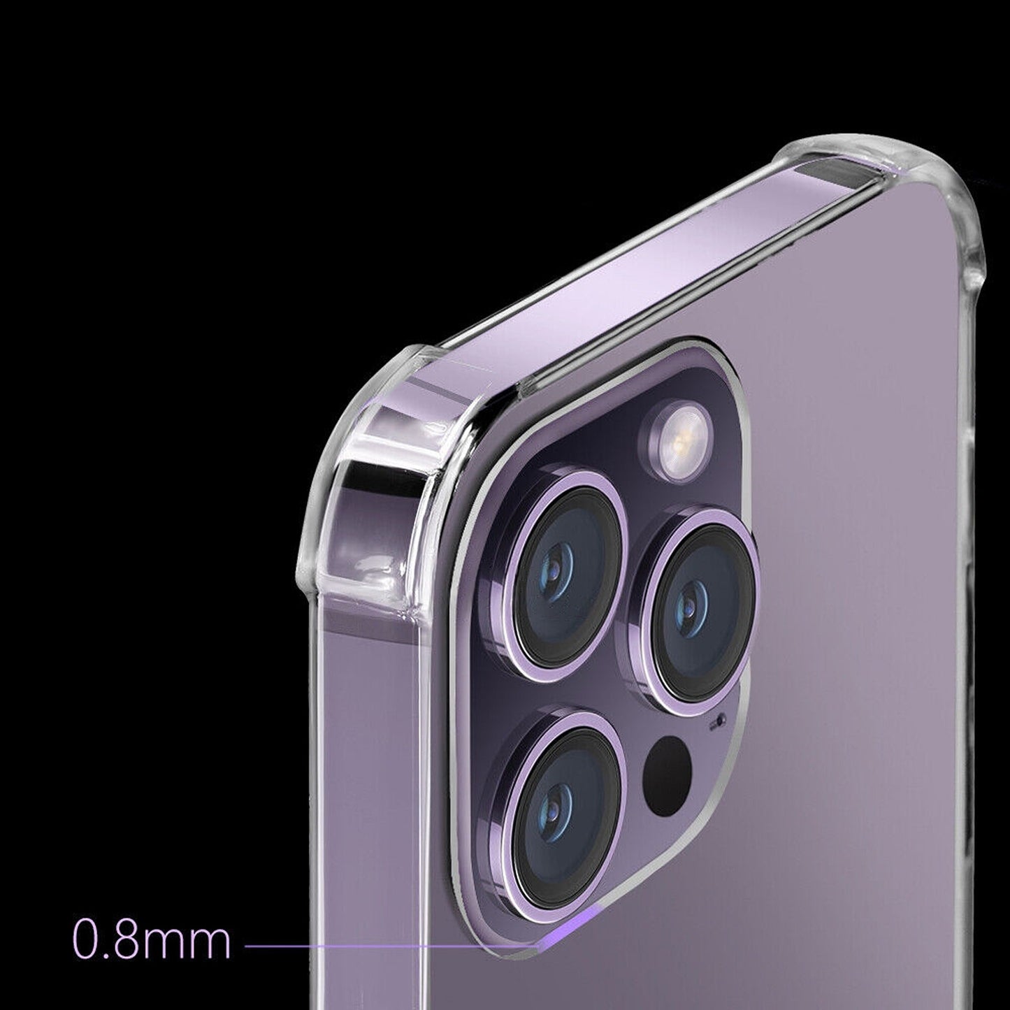 Clear Shockproof Bumper Case for iPhone 15 14 13 Pro Max XS XR Plus
