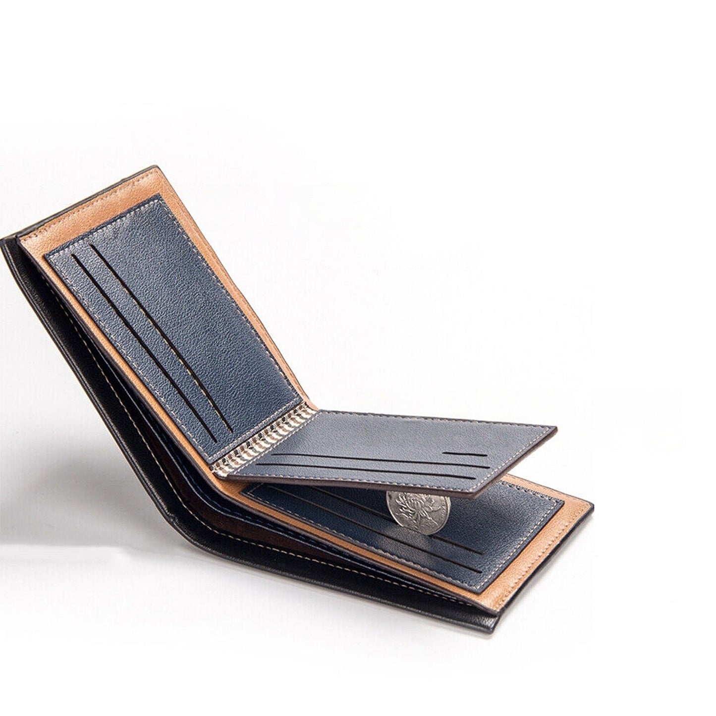 Elegant Leather RFID Blocking Wallet Credit Card and Cash Holder