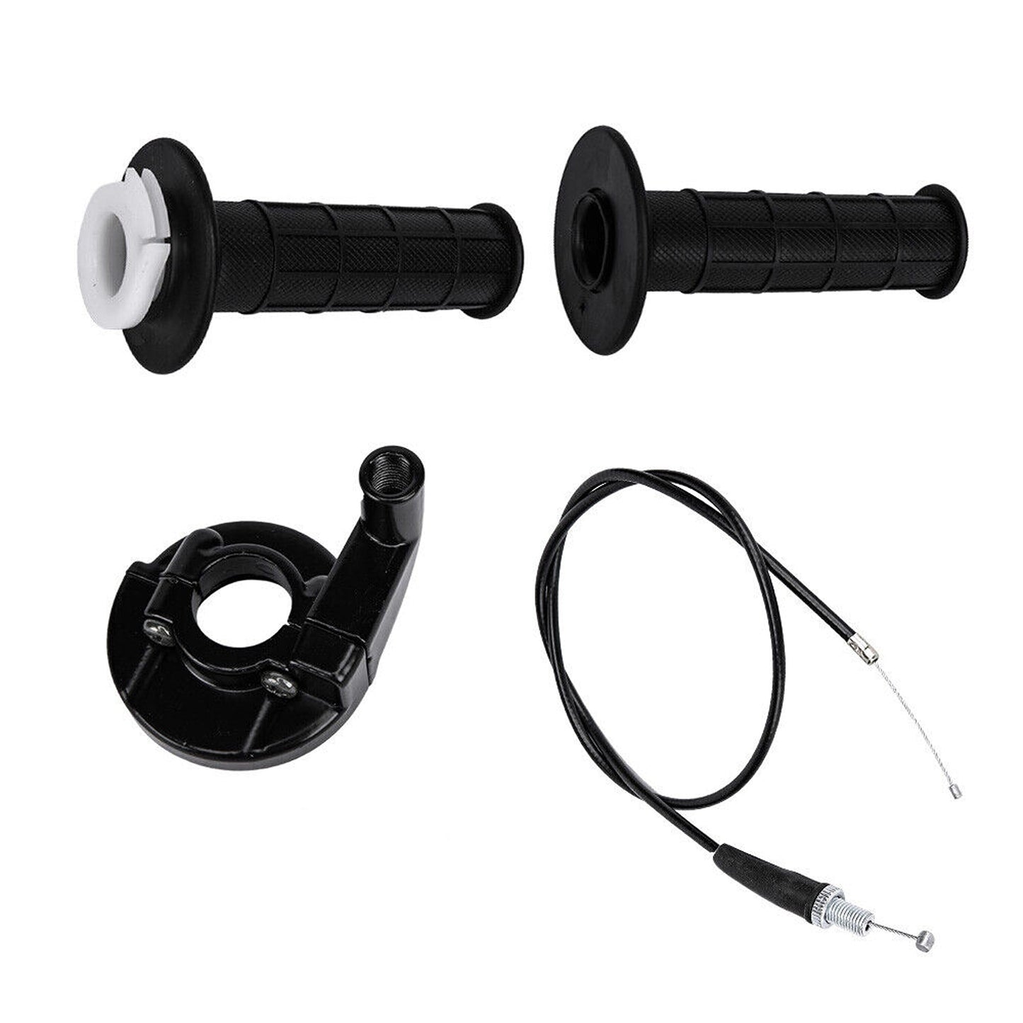 110cc 125cc ATV Dirt Bike Twist Throttle Cable with Grips for Outdoor Racing