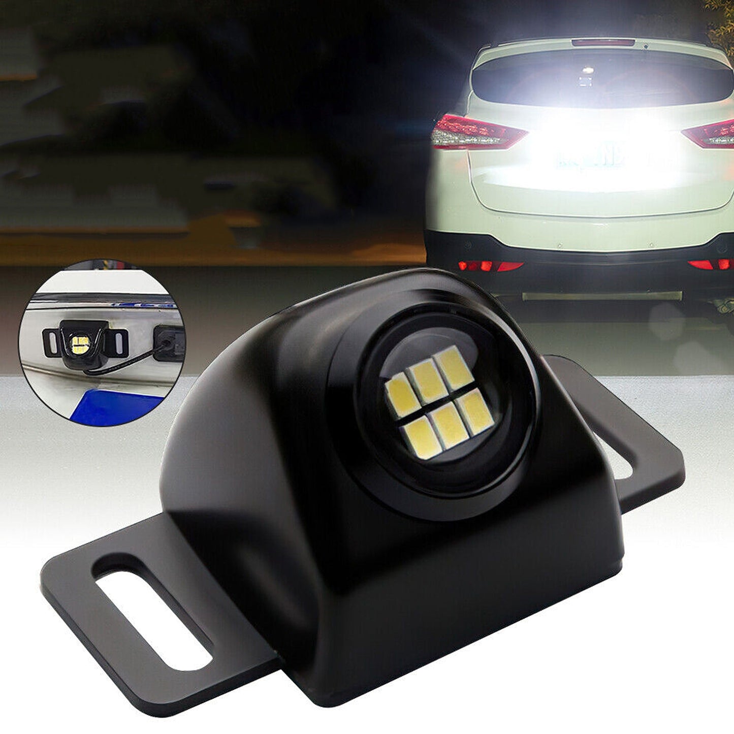 Super Bright 6LED 5W Car Reverse Lamp Auxiliary Backup Parking Light