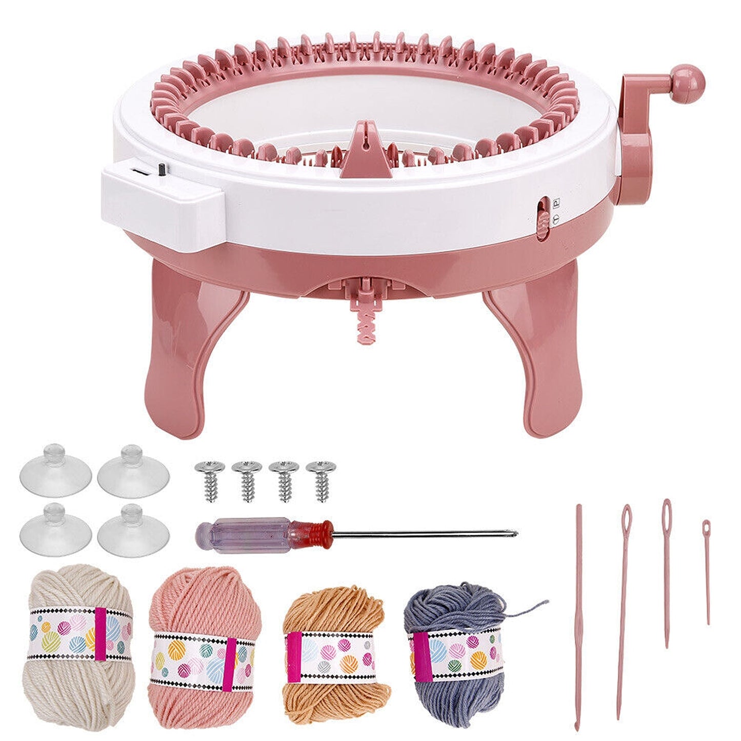 DIY Hand Knitting Sewing Machine with Accessories for Craft Projects