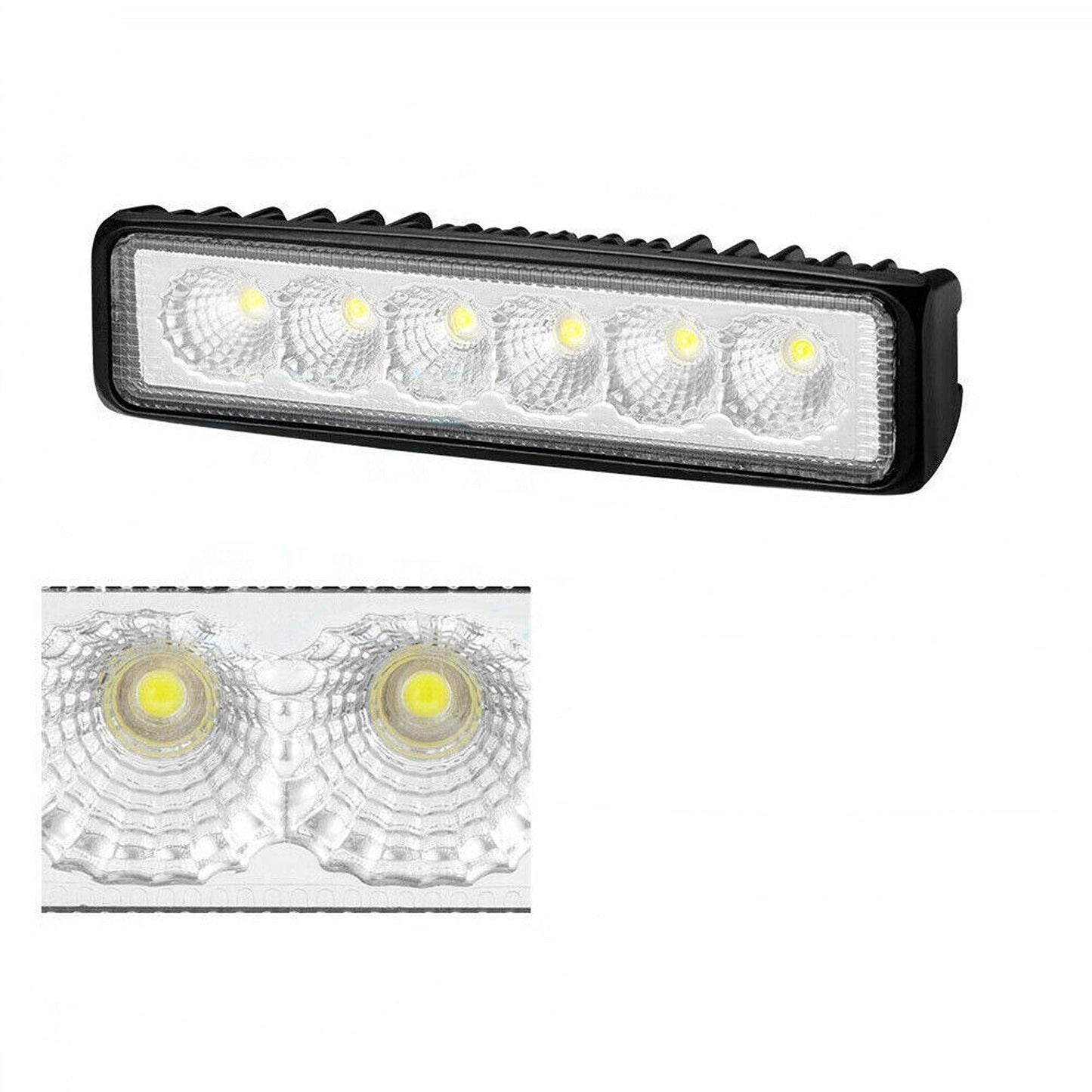2pcs LED Work Light Bar Fog Reverse Driving Lights for 4WD