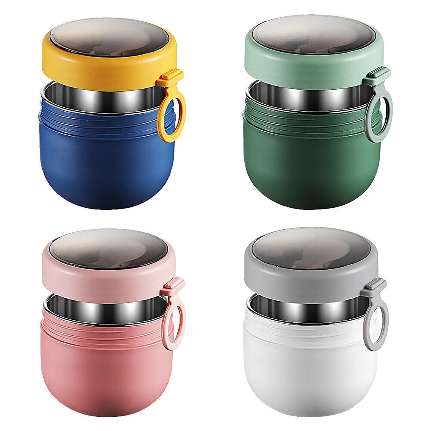 Stainless Steel Insulated Food Jar Thermos Lunch Box Food Flask