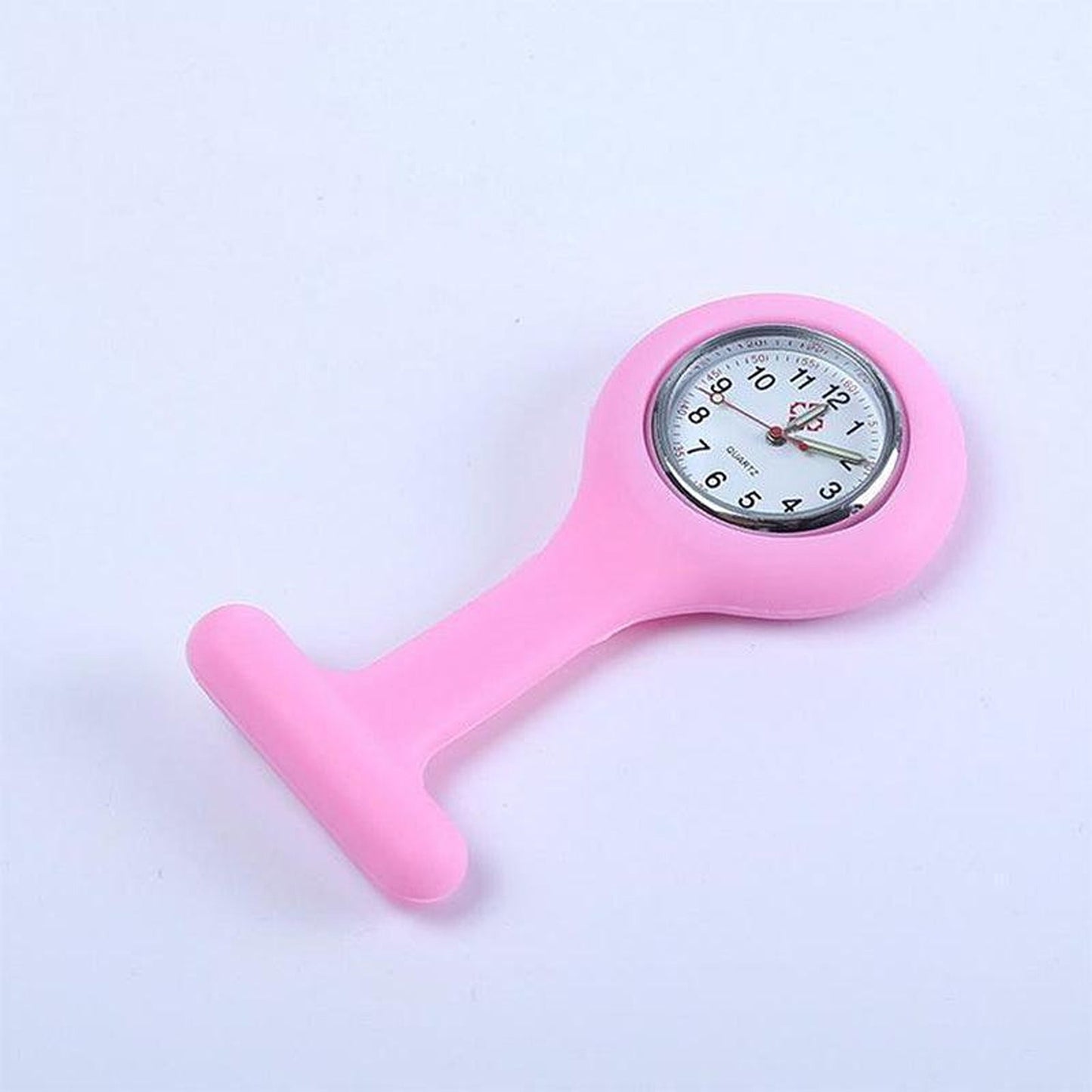 Nurse Silicone Brooch Fob Watch with Tunic Clip