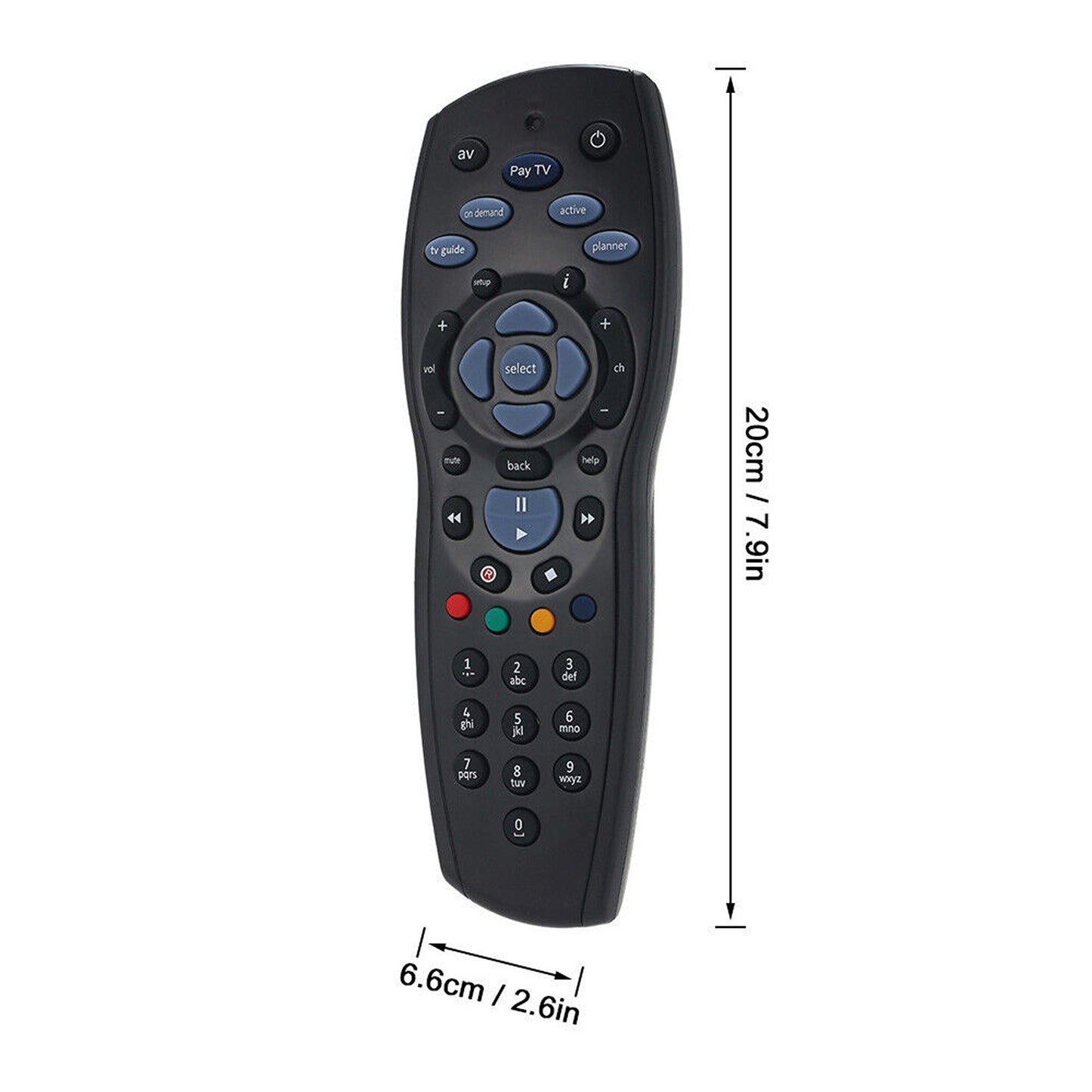 Replacement Remote Control for FOXTEL HD Q IQ2 IQ3 IQ4 Series