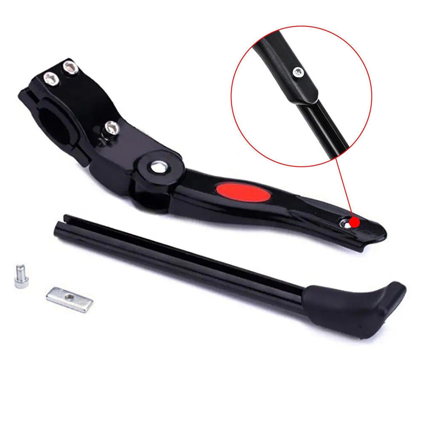 Bike Kick Stand Rear Adjustable Prop Mountain Bicycle Stand Side