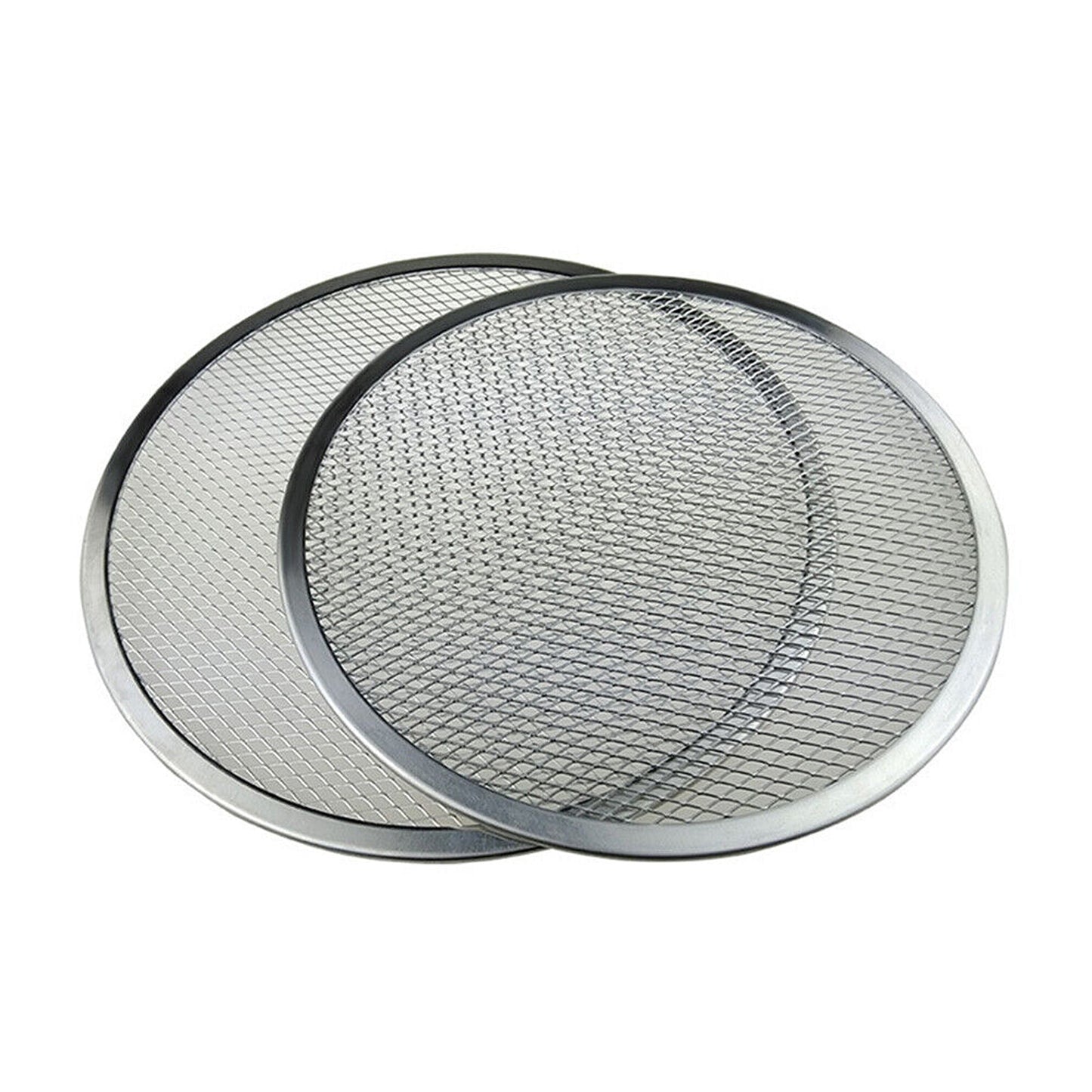 Aluminum Non-stick Mesh Pizza Baking Tray Round Net Pan