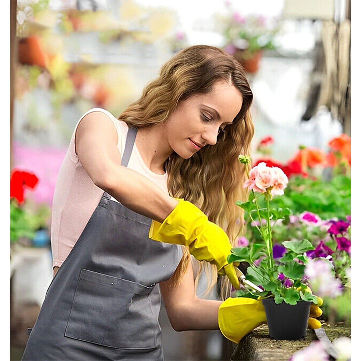 Seedling Nursery Pots Plastic Plant and Flower Containers for Garden