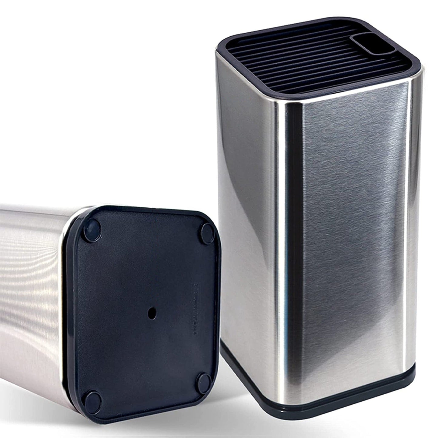 Knife Storage Block Universal Stainless Steel Stand Rack Kitchen Tool