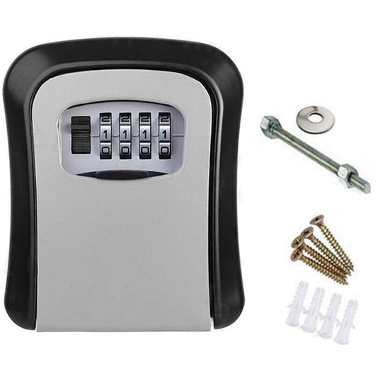 Combination Lock Safe Box 4 Digit Wall Mounted Security Storage