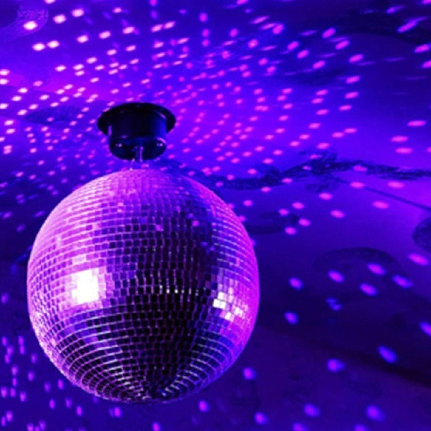 Silver Disco Mirror Ball for Dance Party and DJ Stage Lighting