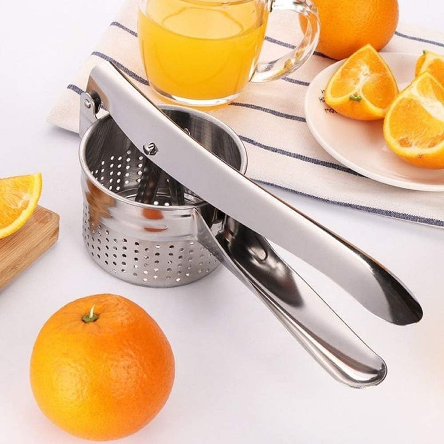 Gourmet Stainless Fruit and Vegetable Ricer Masher for Gnocchi