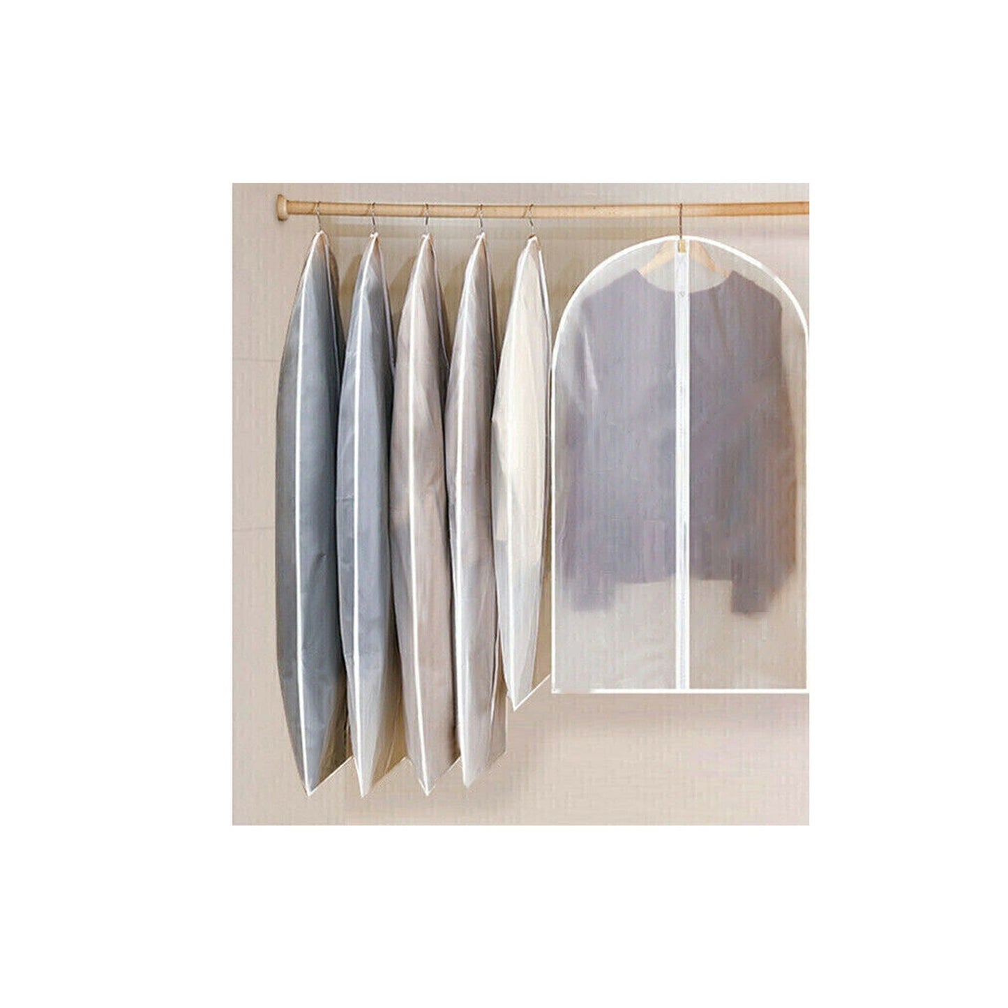 Dustproof Garment Storage Bag Suit Coat Dress Clothes Protector