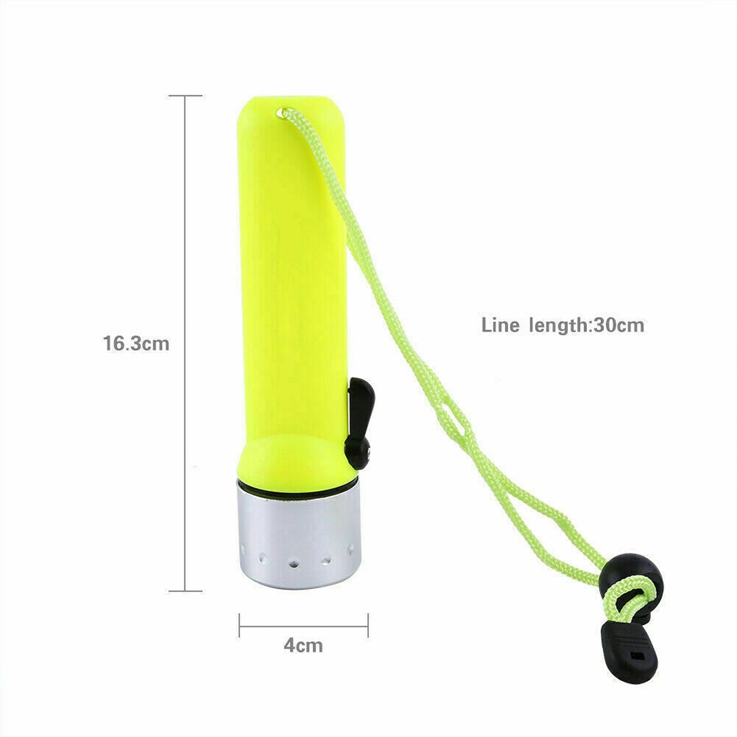 Waterproof Professional Diving Torch Scuba Dive Flashlight