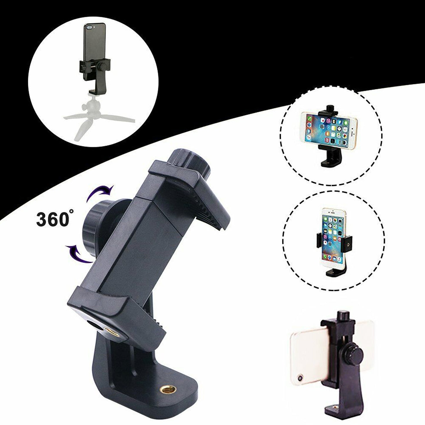 Tripod Adapter Smartphone Holder Universal For Camera Phone