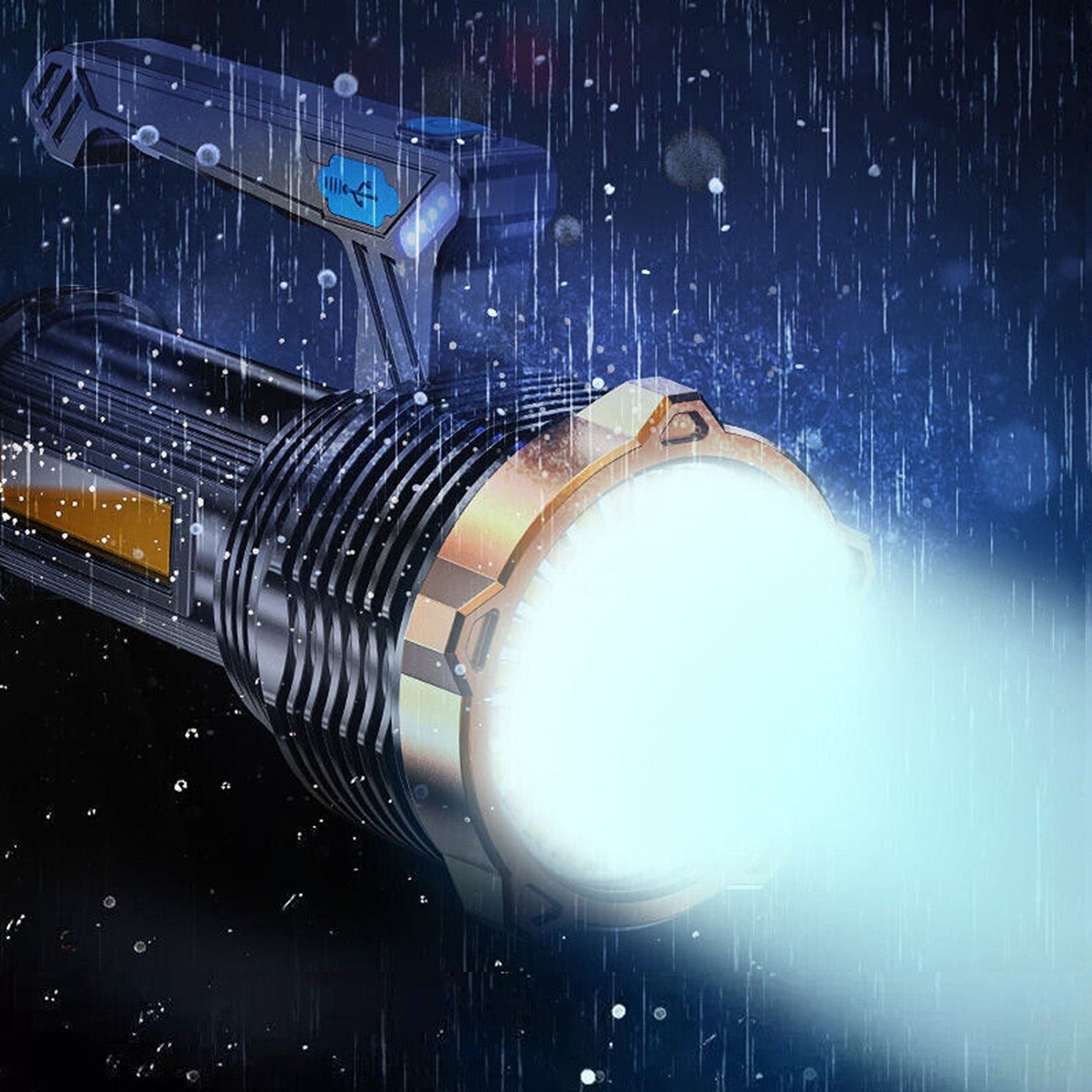 Super Bright Flashlight USB Rechargeable LED Torch Lamp