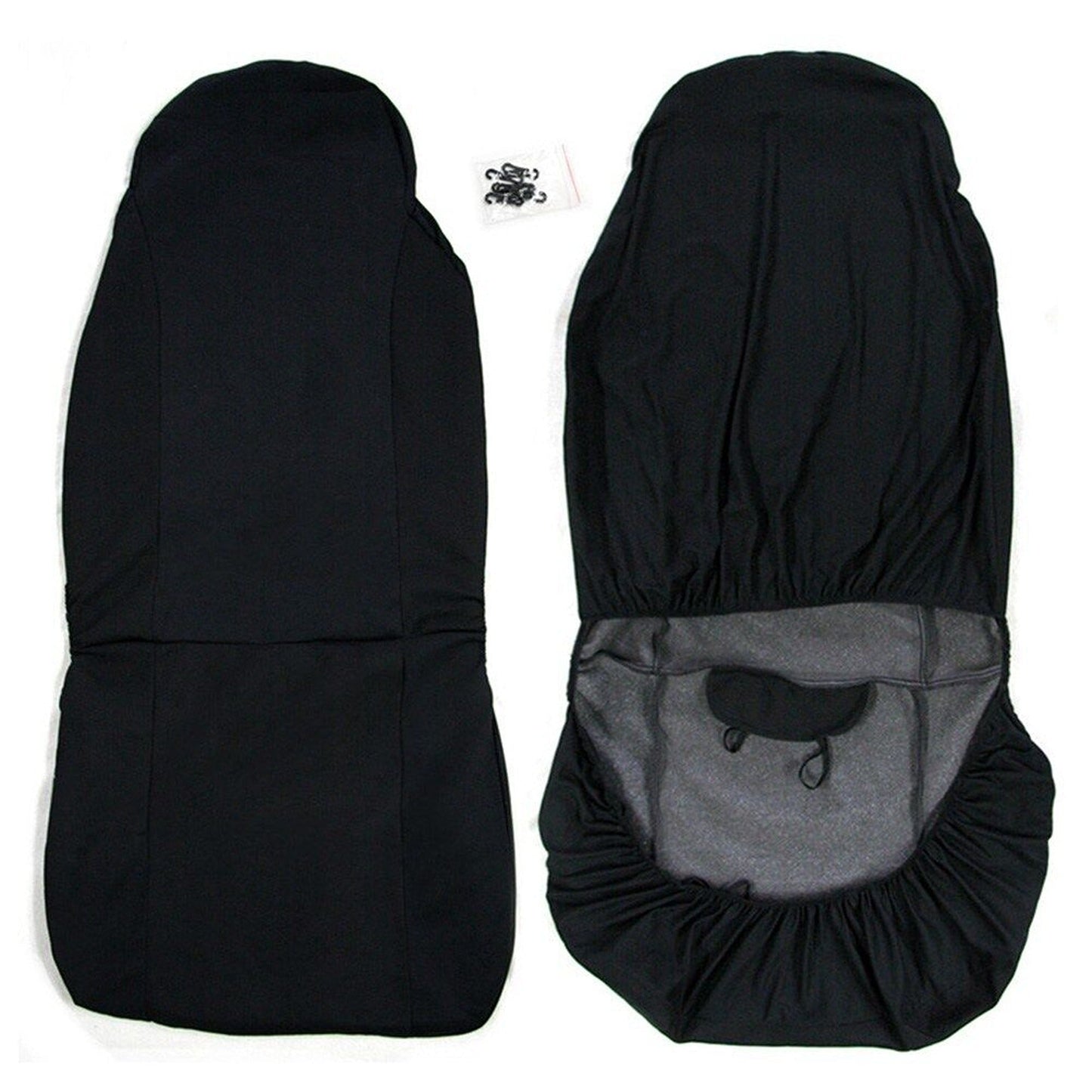 Car Front Seat Cover Protector Universal Anti Slip Black