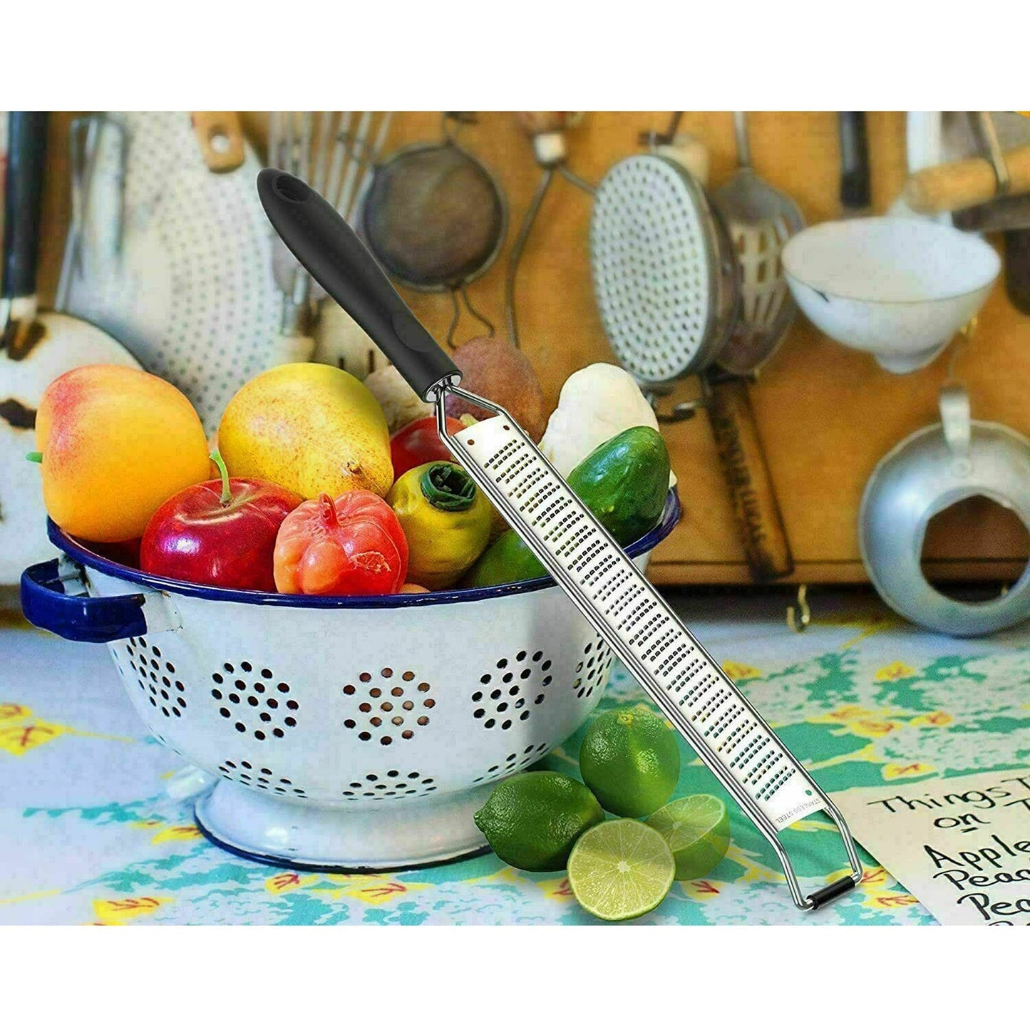 Stainless Steel Zester Grater for Cheese Lemon and Ginger