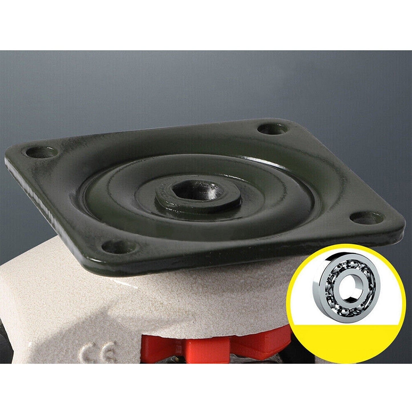 4pcs Adjustable Retractable GD80F Swivel Casters 1400KG Workbench Leveling Wheel