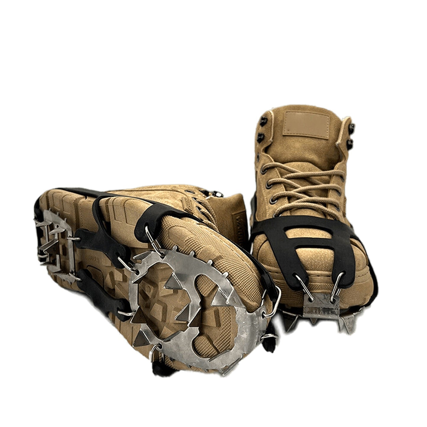 18-Stud Snow Ice Claw Crampons Winter Outdoor Climbing Gear