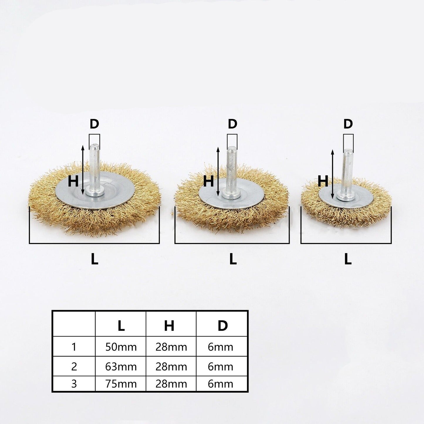 Flat End Brushes Wheel Wire Brush Cup for Shank Rotary Grinder Tools