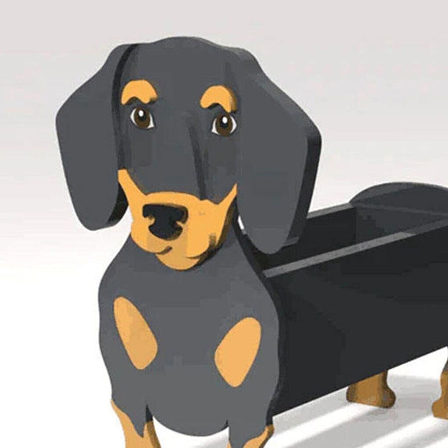 Dachshund Dog Flower Pot Garden Decorative Planter