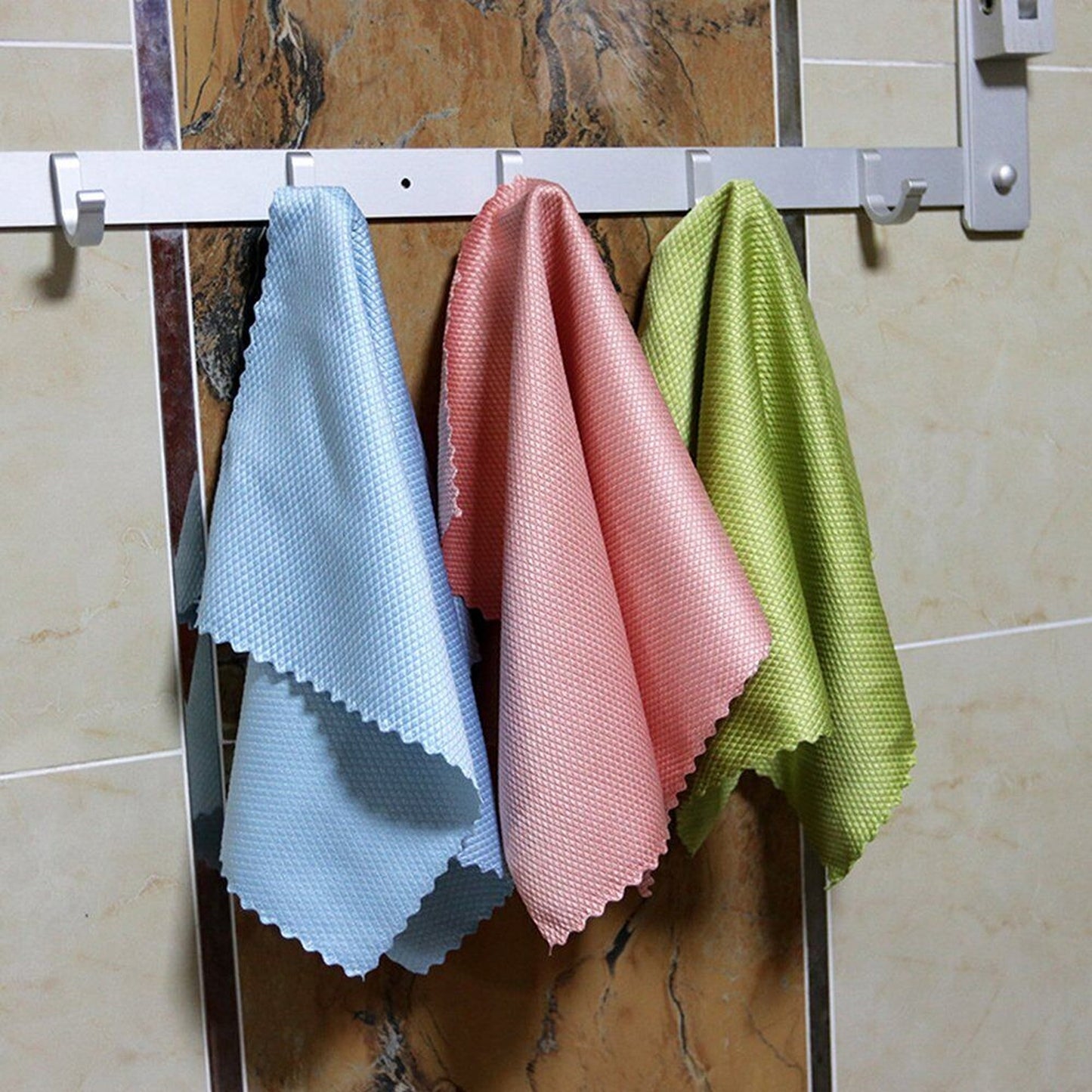 Reusable Nano Cloths Cleaning Streak-Free Miracle Kitchen Rags
