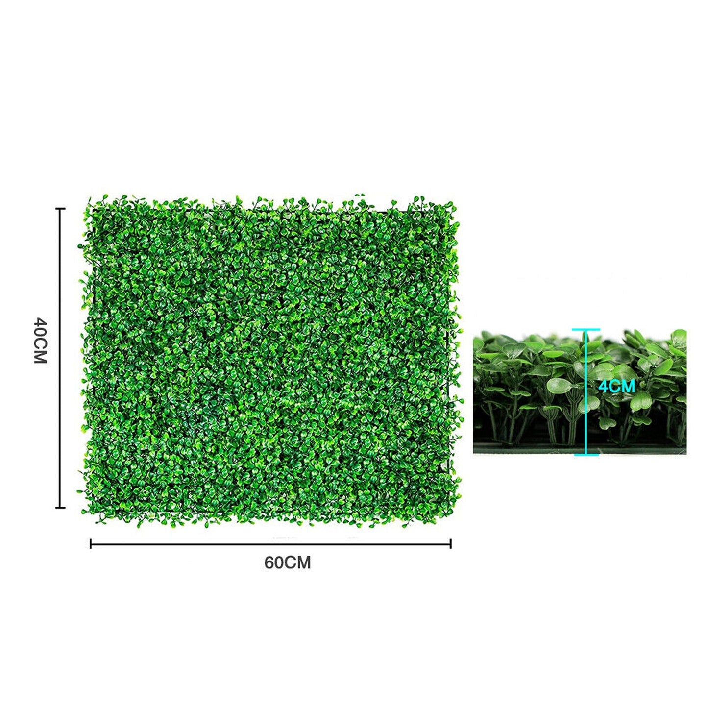 Artificial Plant Grass Vertical Wall Panels Fake Ivy Mat Foliage Garden