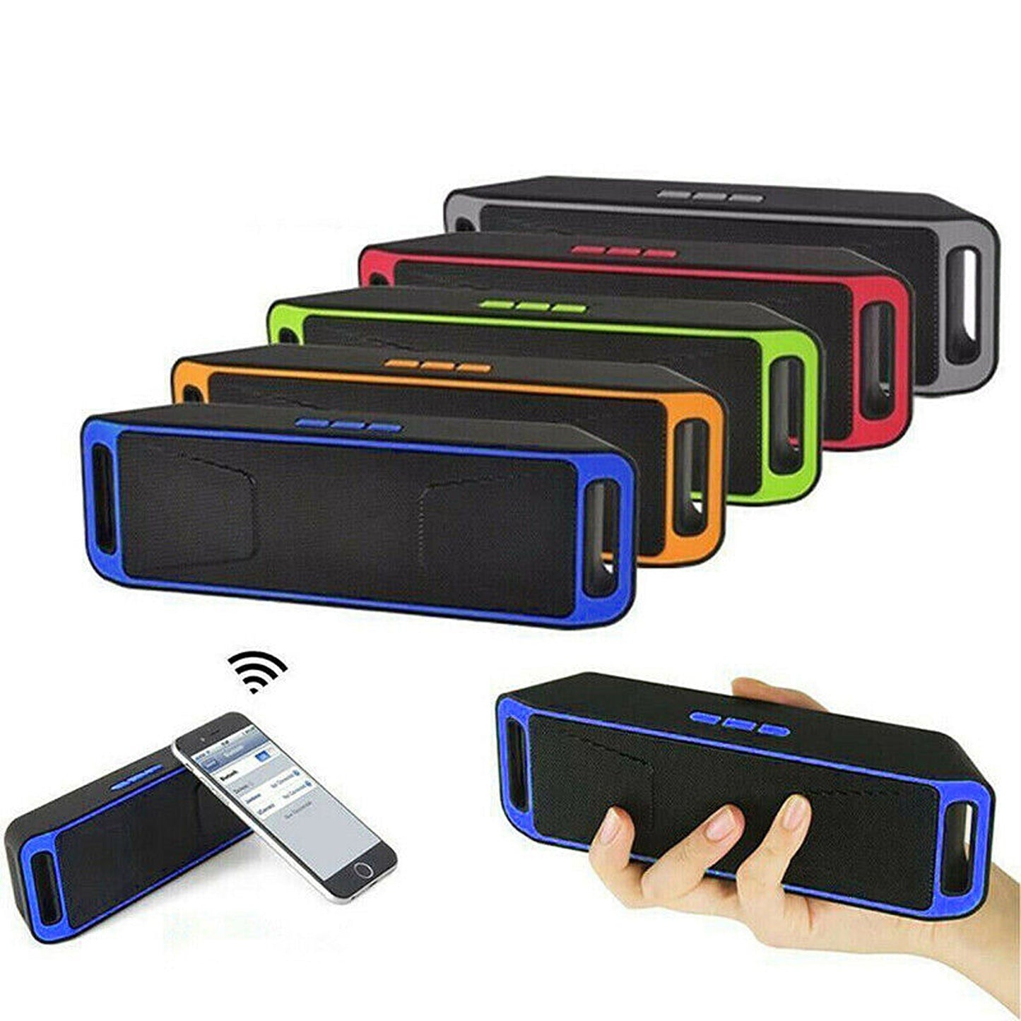 Portable Waterproof Wireless Bluetooth Speaker 30W Radio Stereo USB TF AUX FM
