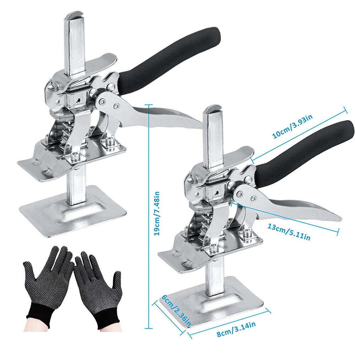 2pcs Door Use Labor Saving Arm Precision Clamping Jack Tool