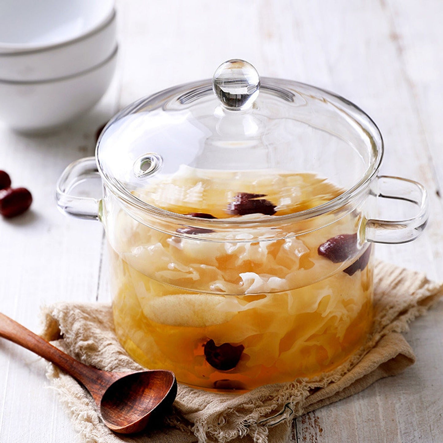 Explosion-Proof Glass Cooking Pot - Milk and Soup Pan