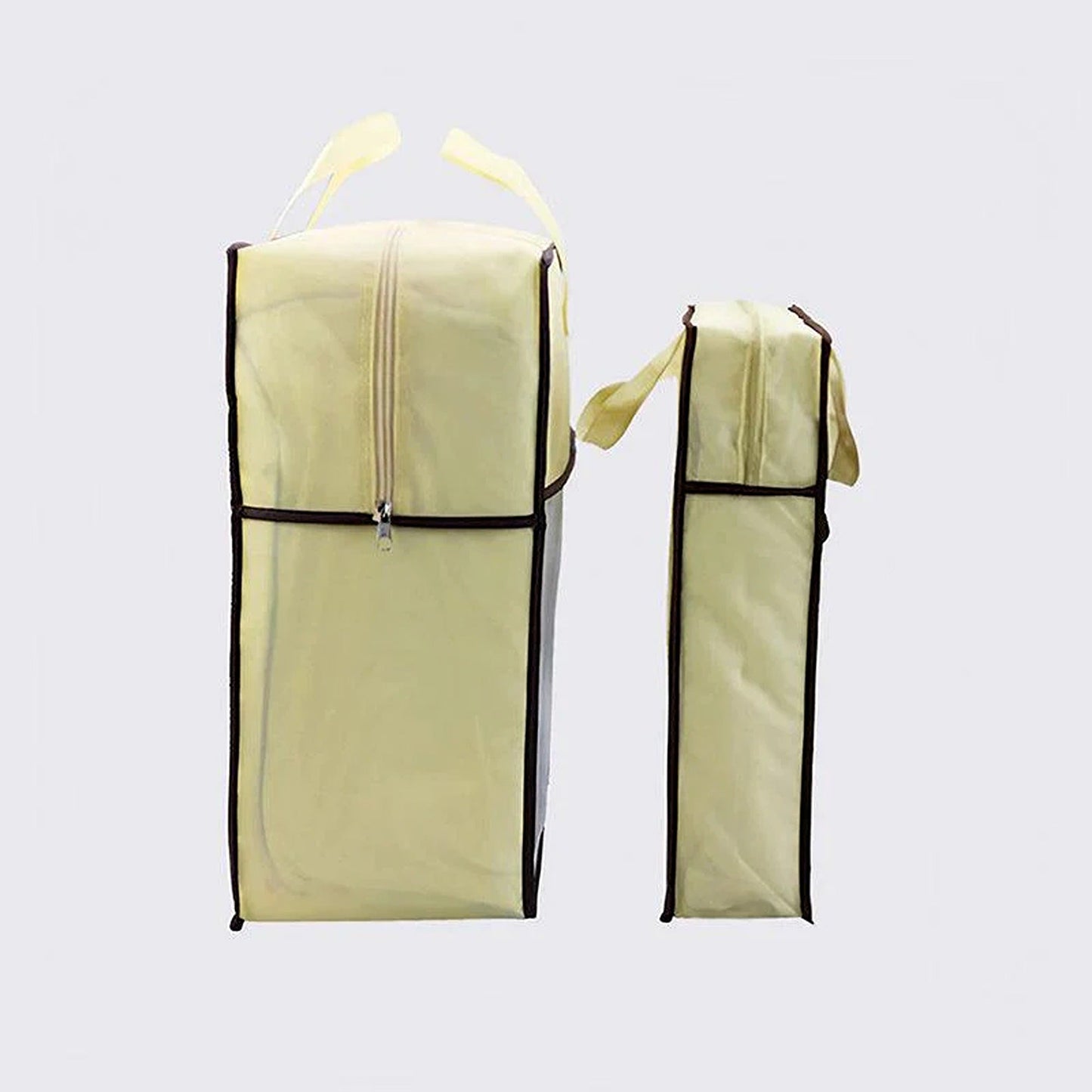 5pcs Non-Woven Dustproof Storage Bags for Pillows and Quilts Zipper