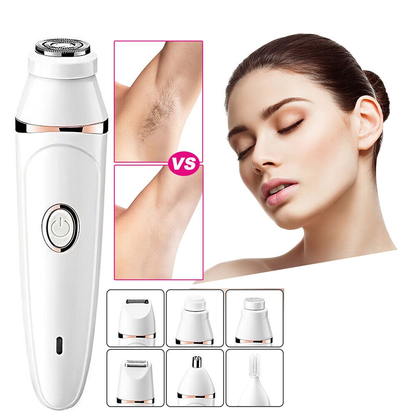 Hair Remover Pro 3.0 7 in 1 Facial Hair Removal Device for Women