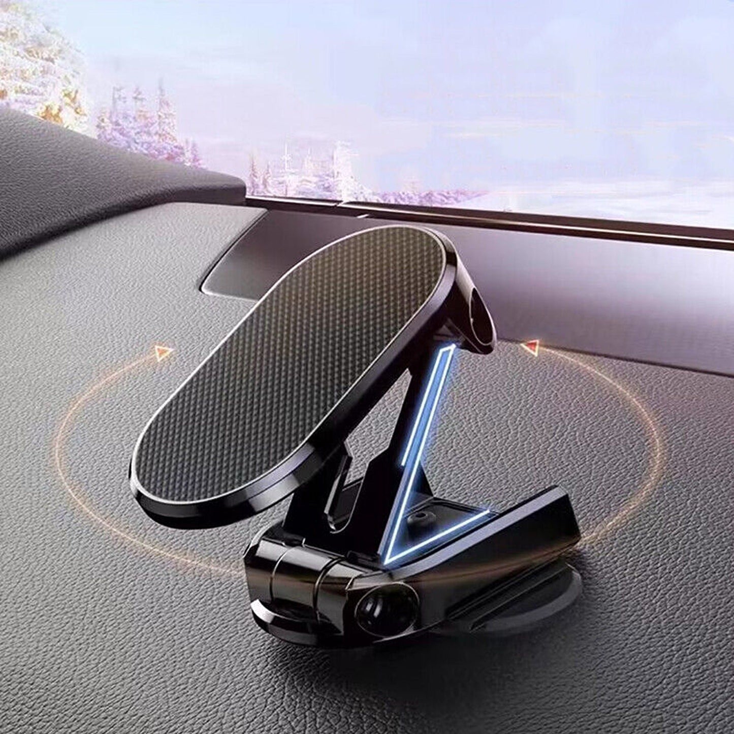 Universal Magnetic Phone Holder 360 Degree Rotatable for Car Dashboard