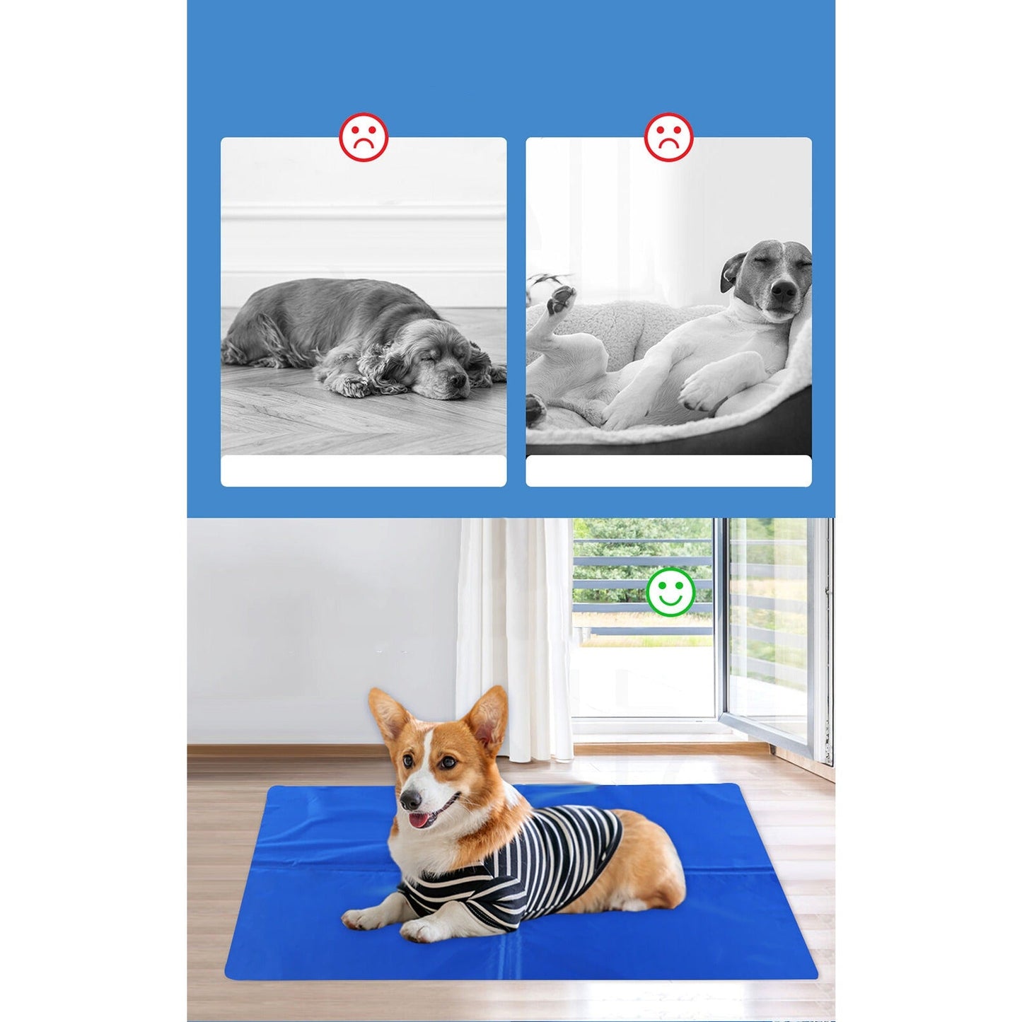 Non-Toxic Cooling Gel Mat for Dogs and Cats 5 Sizes Available
