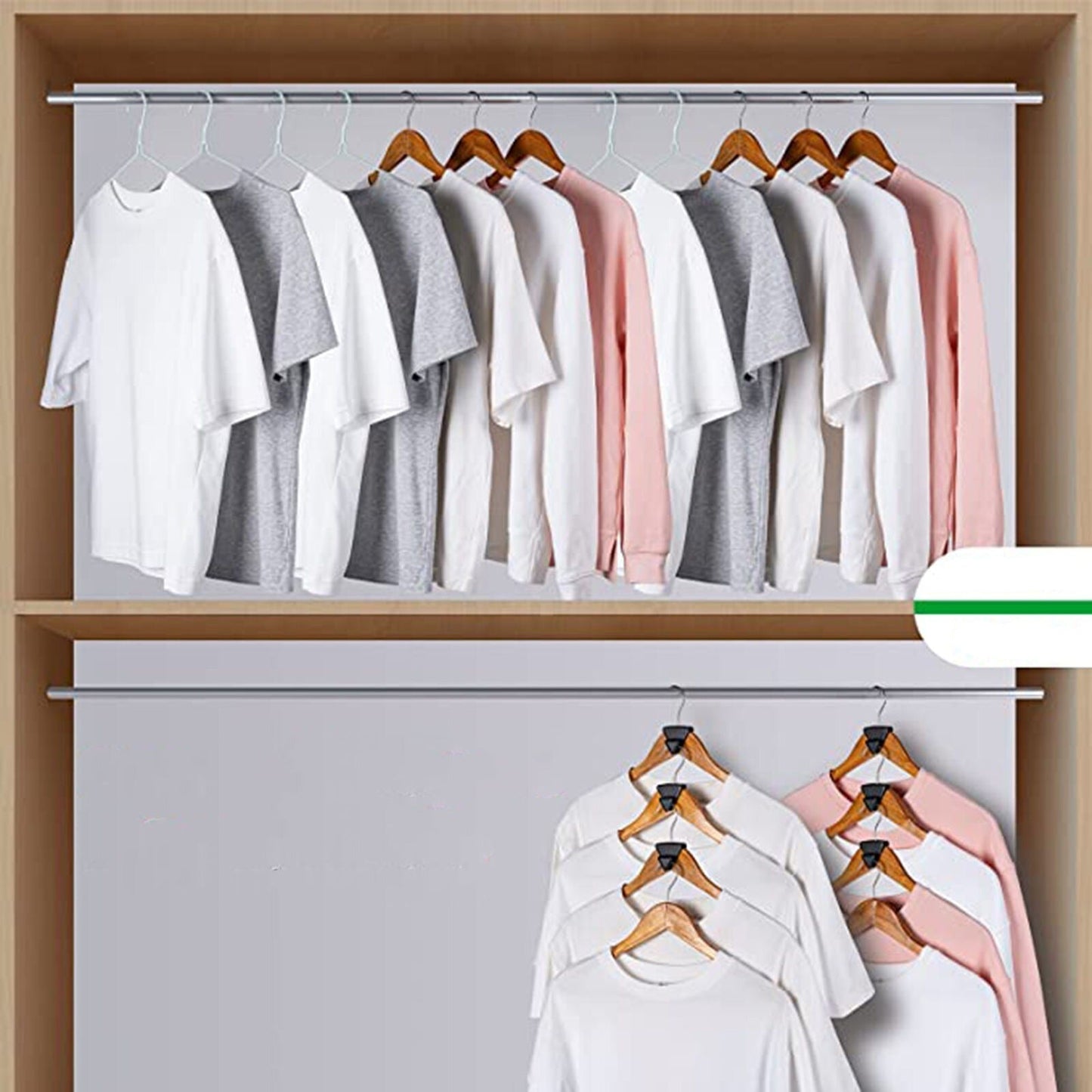 18pcs Space Saving Triangle Clothes Hanger Connector Hooks
