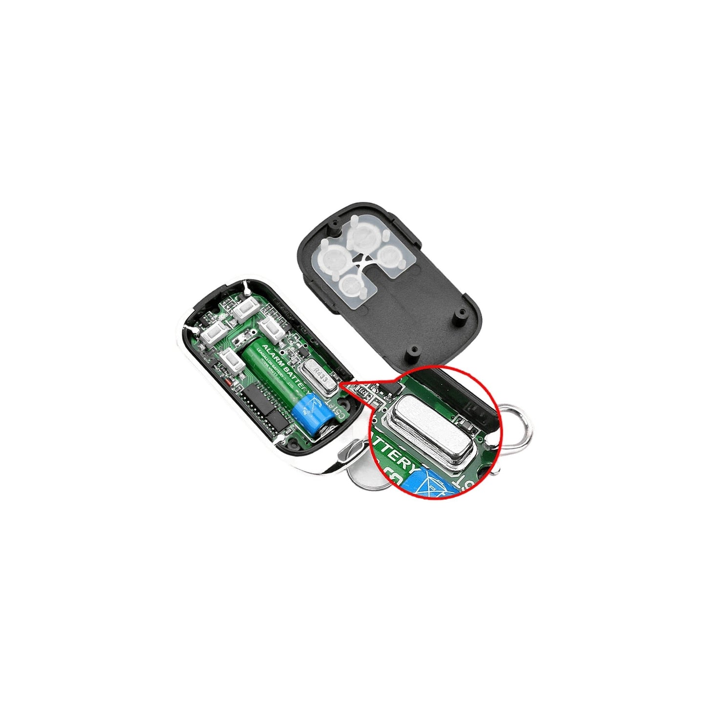 2pcs Universal Garage Door Gate Remote Control Key Fob Cloning Replacement
