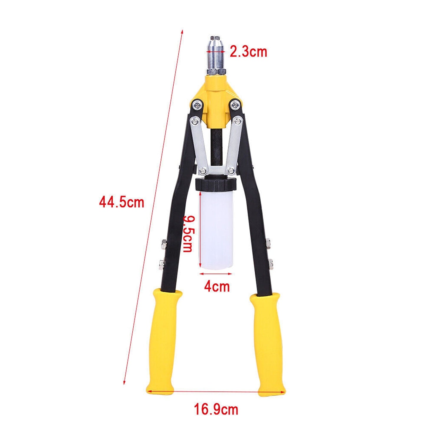 Heavy Duty 5-in-1 Rivet Gun with Long Handle