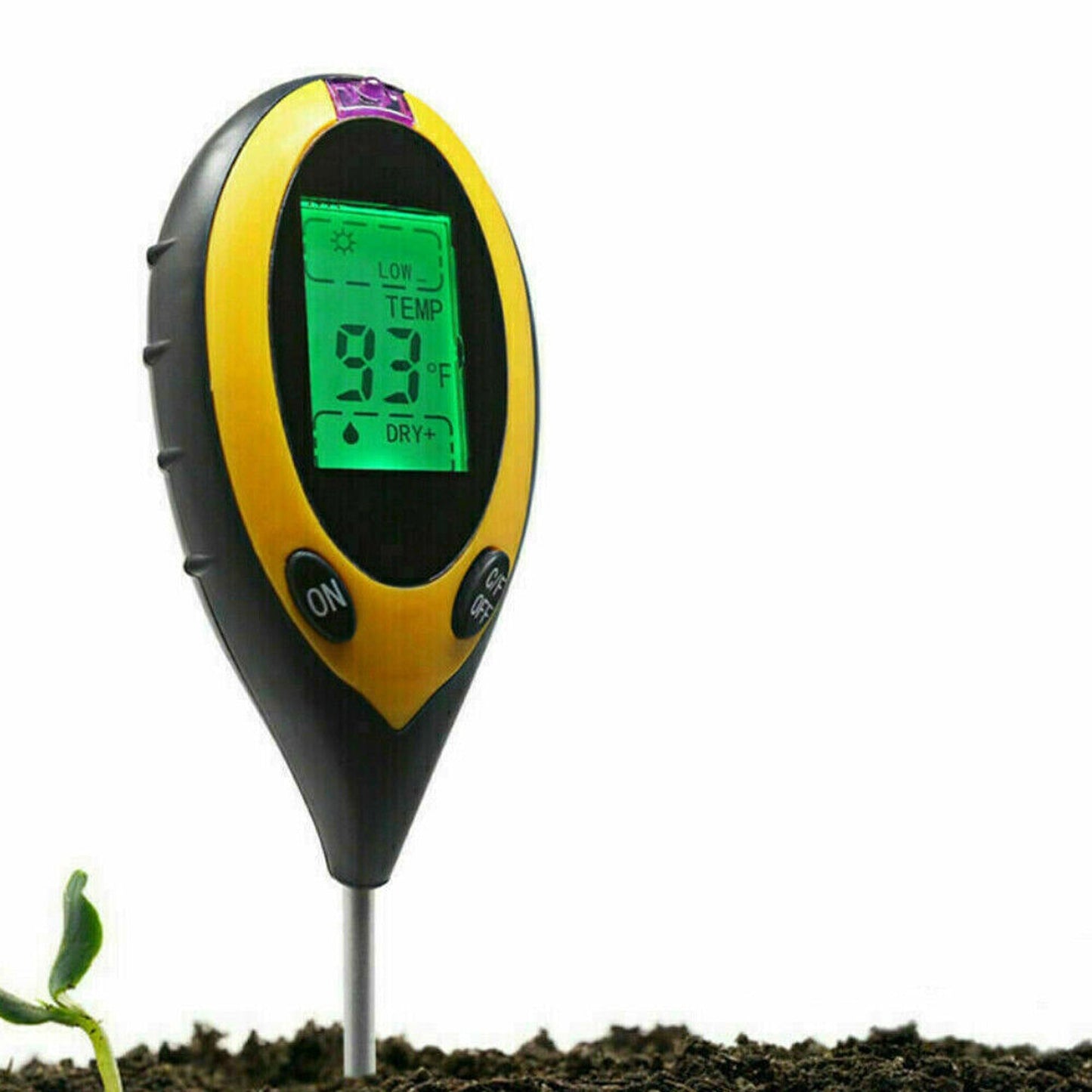 4-in-1 Soil PH Tester Moisture Sunlight and Light Test Meter for Garden