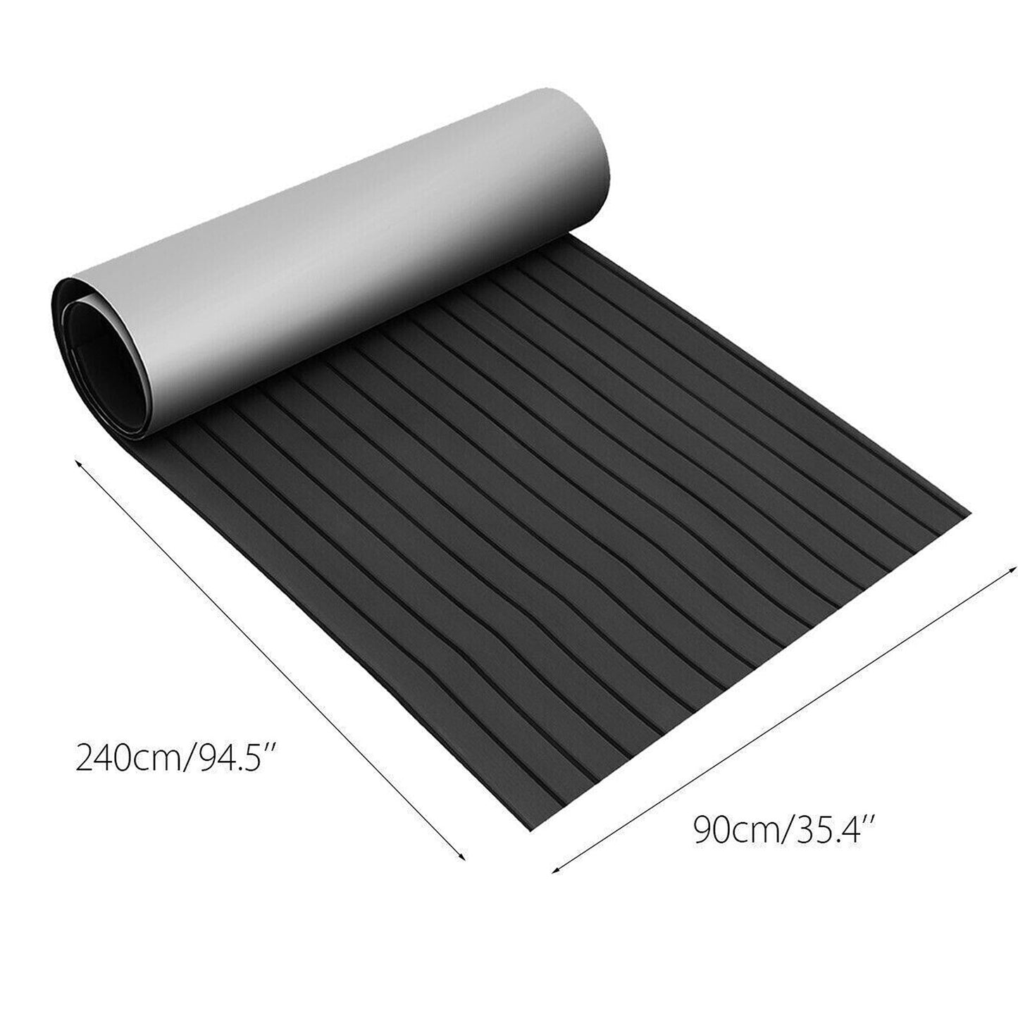 Dark Grey Luxury Yacht Style EVA Foam Marine Decking