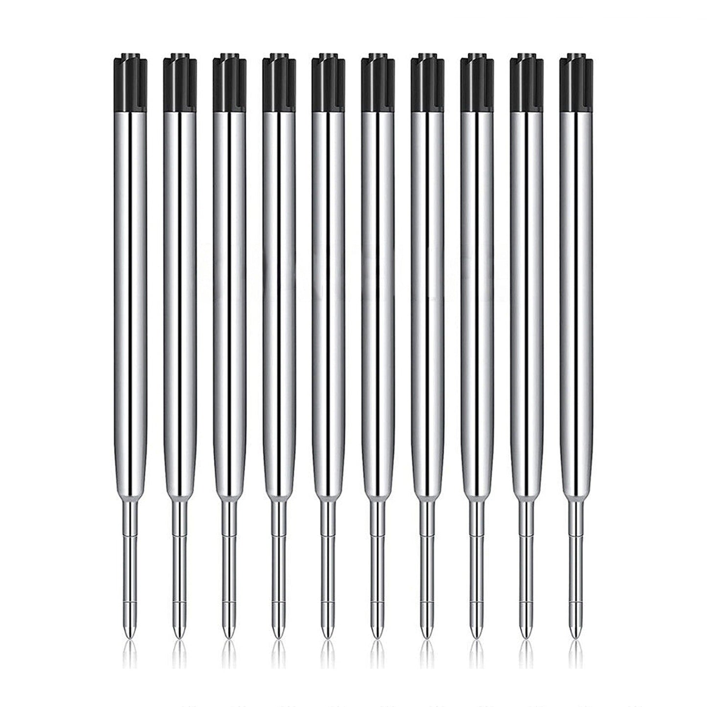 20pcs Refill Ink Cartridges for Parker Pens Black Ballpoint Medium