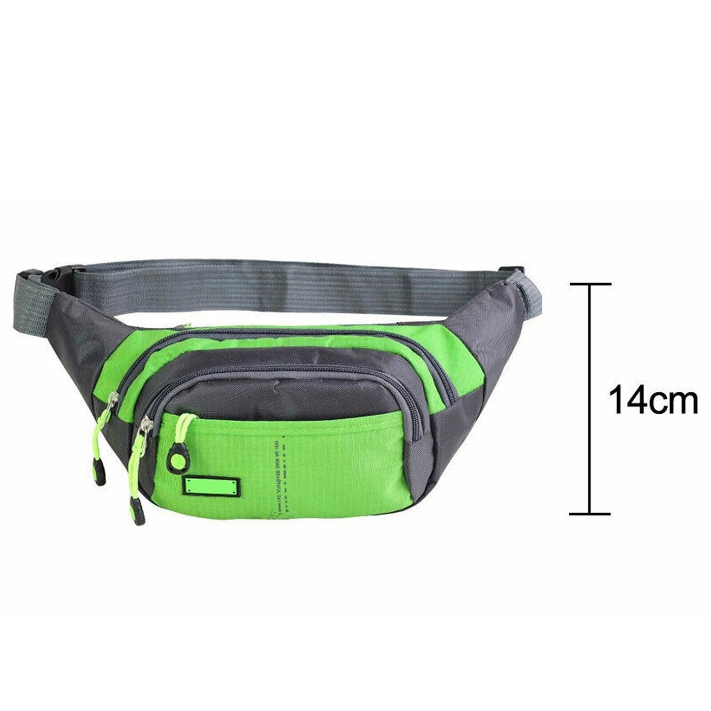 Large Zip Sport Waist Bag Handy Climbing Hiking Fanny Pack