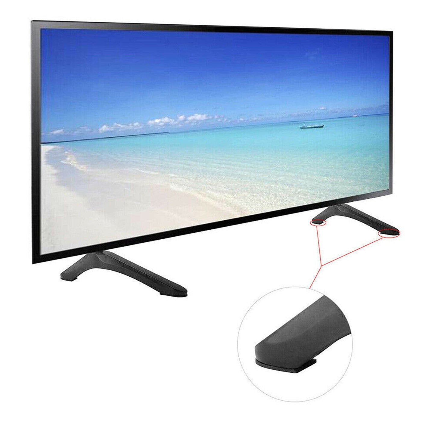 Universal Desktop TV Stand with Screws LCD Screen Pedestal