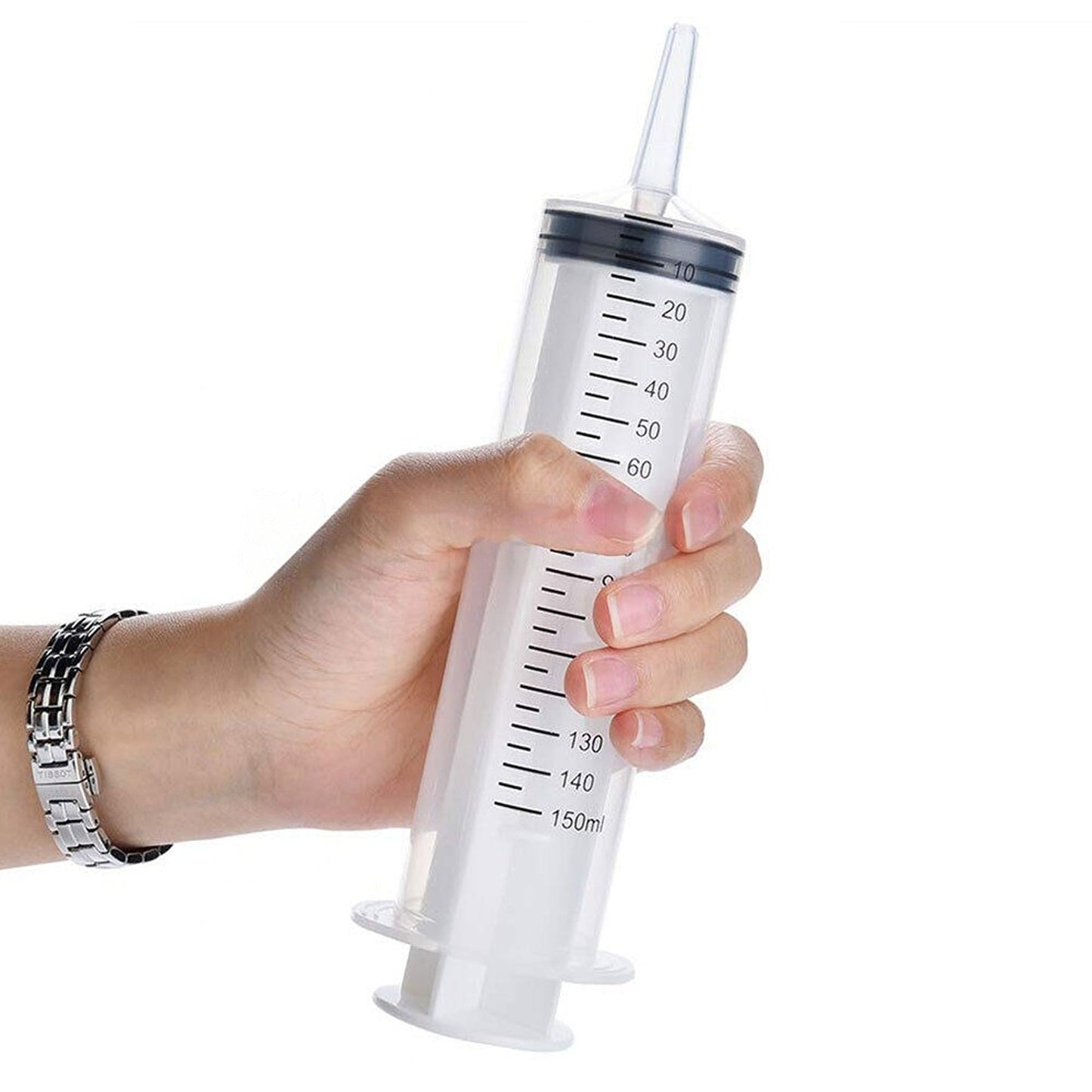Large Plastic Syringe for Hydroponics and Nutrient Measurement