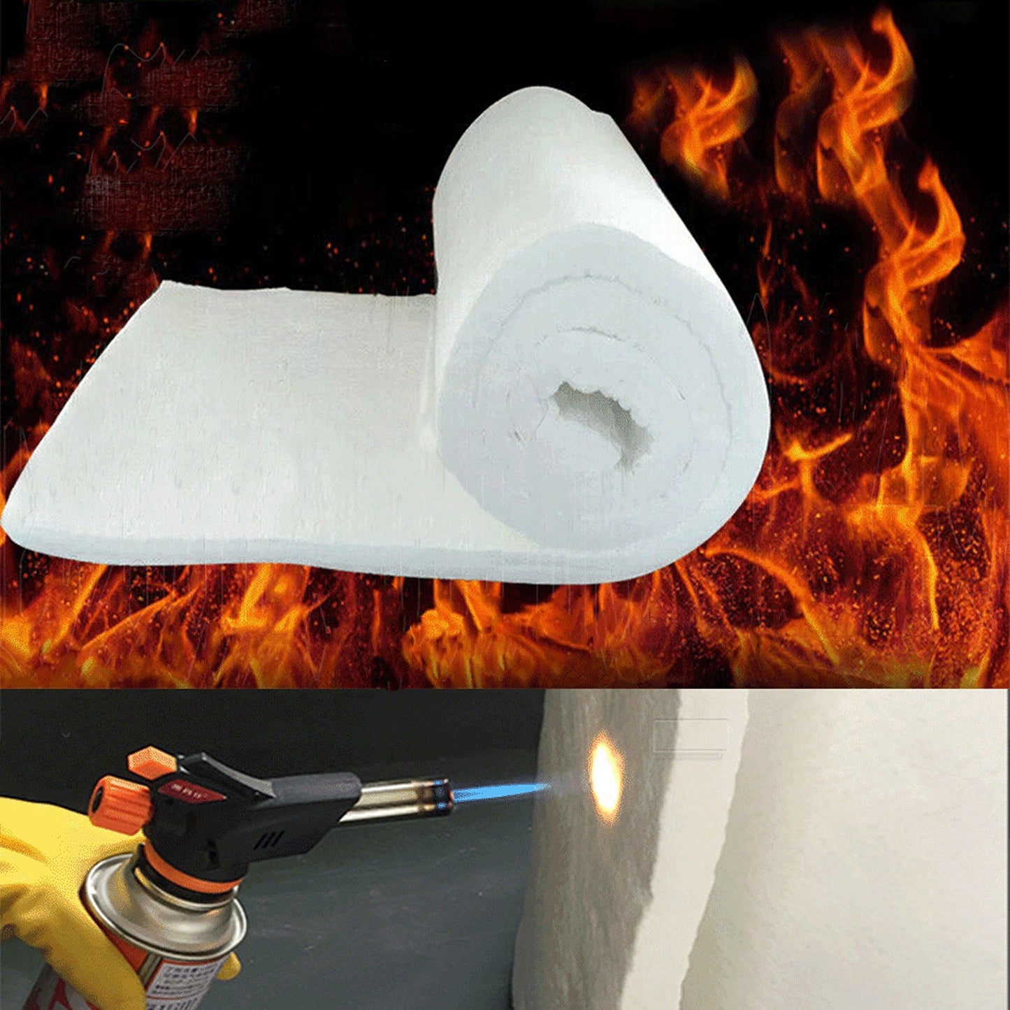 Insulation Mat High-Temperature Fireproof Ceramic Fiber Blanket
