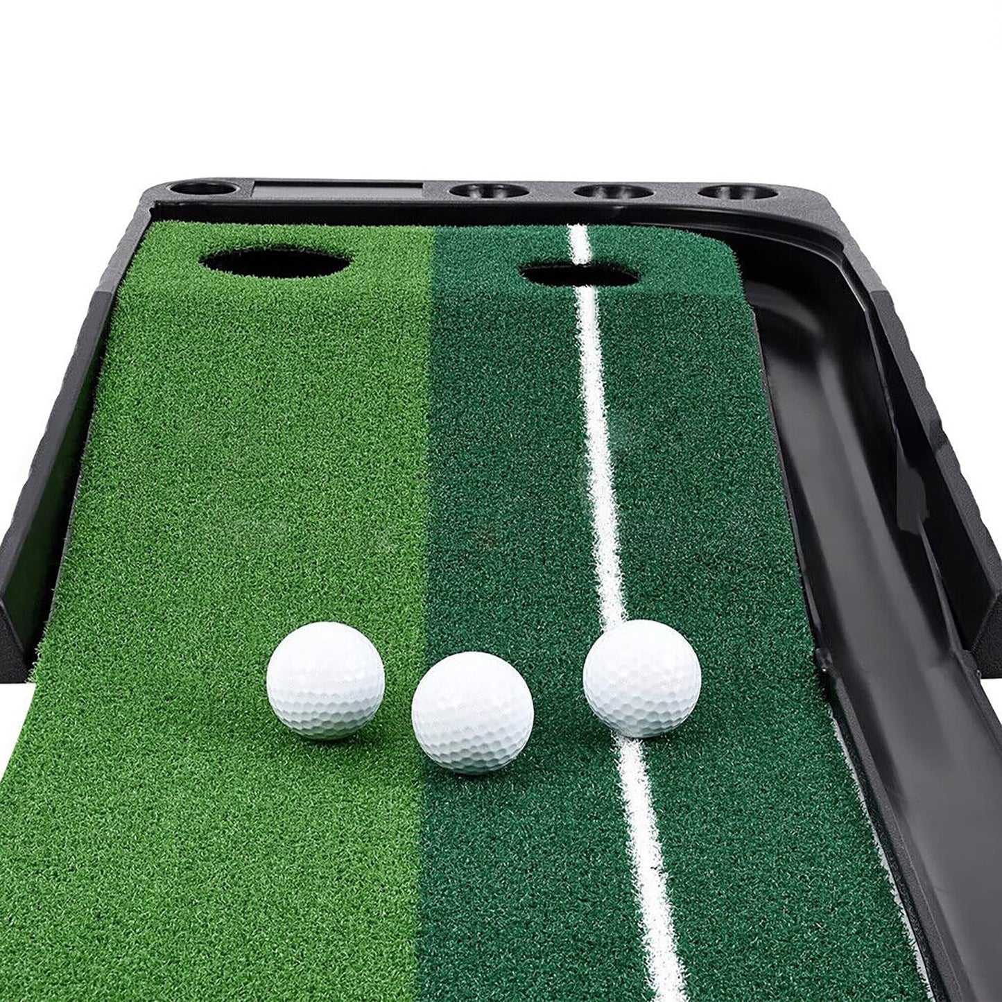 Portable Auto-Return 3M Golf Practice Putting Mat Indoor Outdoor Putter Trainer